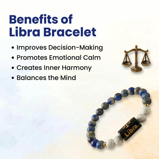 Libra (Tula) Rashi Zodiac Bracelet