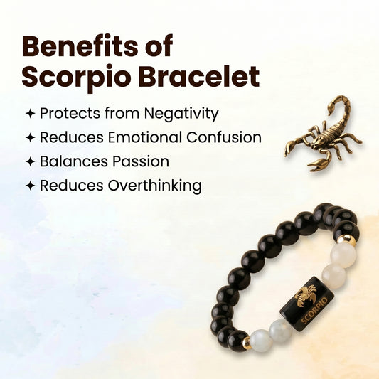 Scorpio (Vrishchik) Rashi Zodiac Bracelet