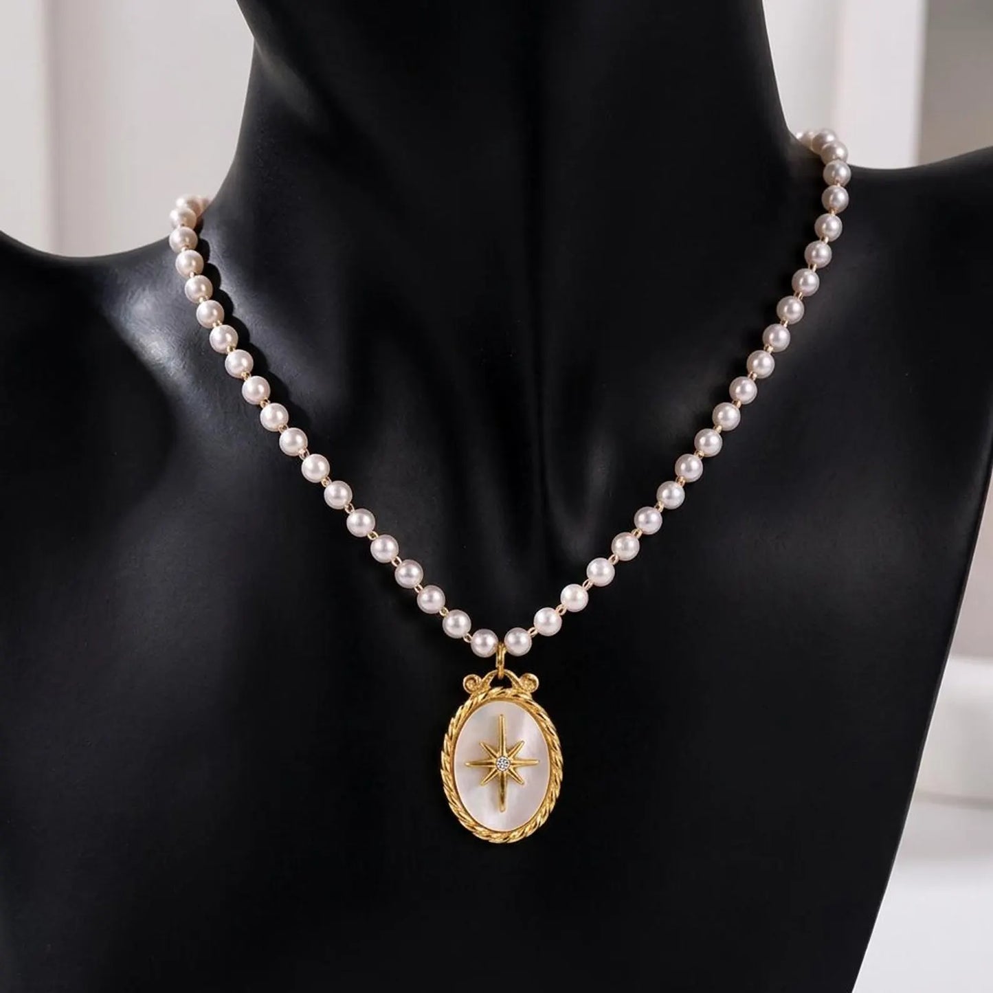North Star Pearl Necklace