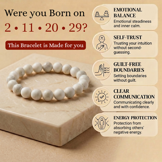 Mulank 2 Bracelet | For Born on 2, 11, 20 & 29