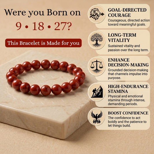 Mulank 9 Bracelet | For Born on 9, 18, 27