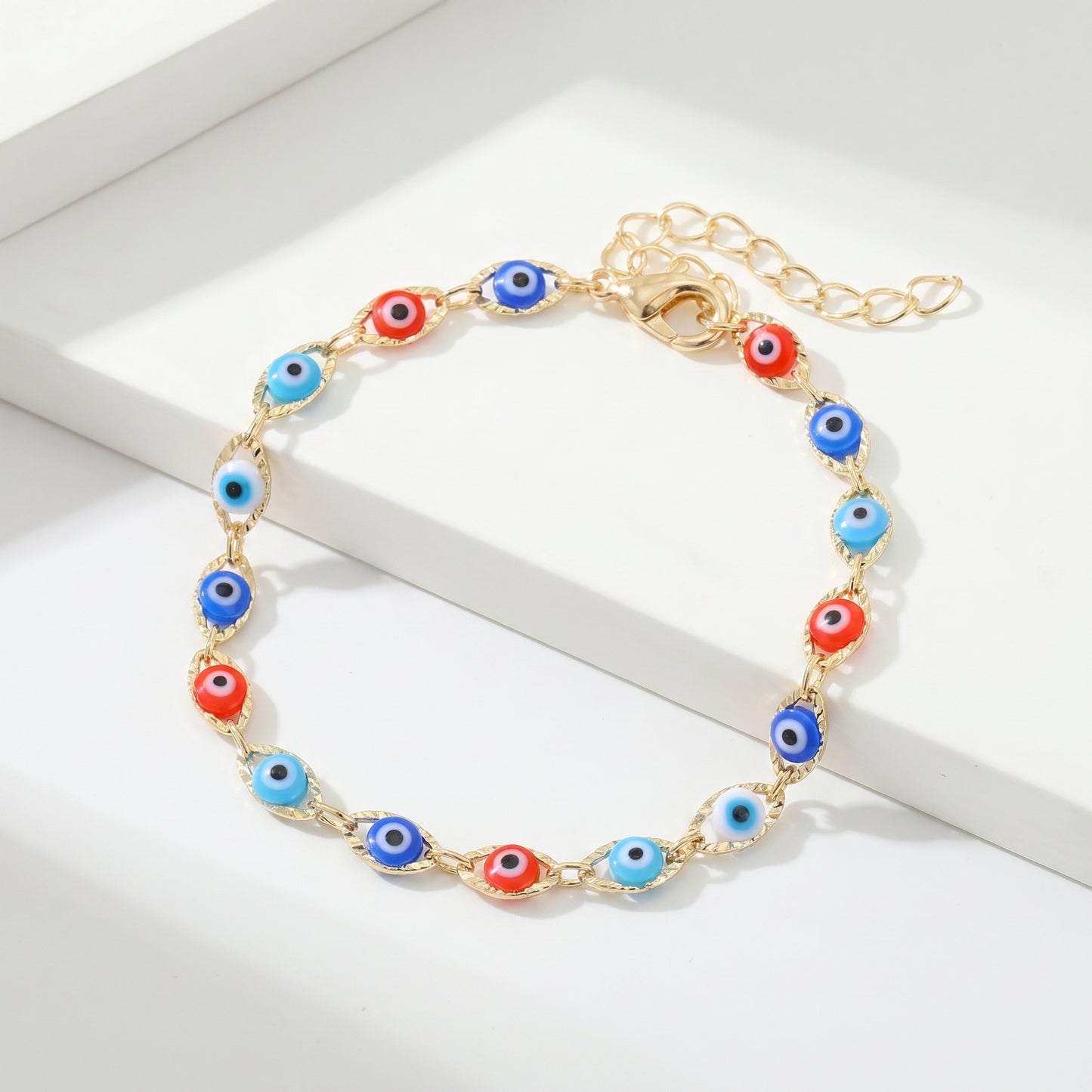 Multi Color Evil Eye Bracelet