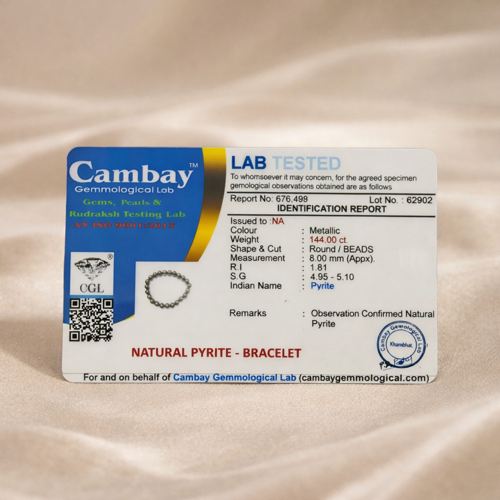 Raw Pyrite Bracelet
