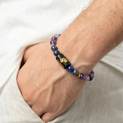 Aquarius (Kumbh) Rashi Zodiac Bracelet