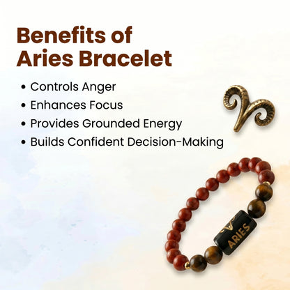 Aries (Mesh) Rashi Zodiac Bracelet