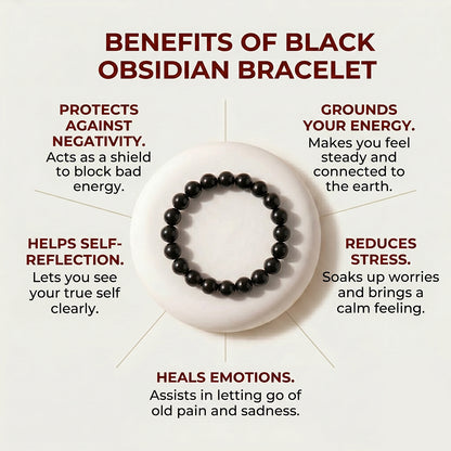 Black Obsidian Bracelet