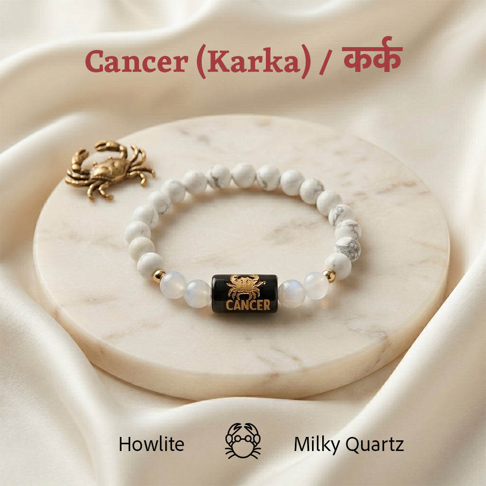 Cancer (Karka) Rashi Zodiac Bracelet