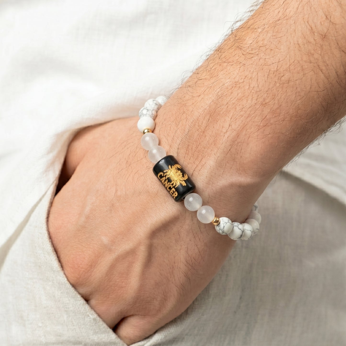 Cancer (Karka) Rashi Zodiac Bracelet