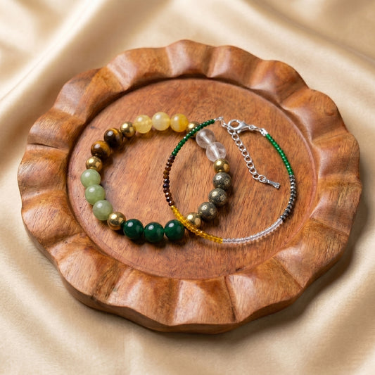 Couple Combo - Dhanyog Bracelet & Dhanyog Anklet
