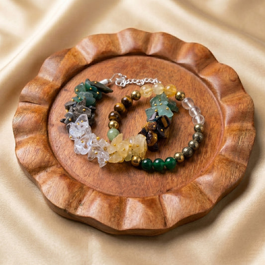 Couple Combo - Dhanyog Chips Bracelet & Dhanyog Bracelet