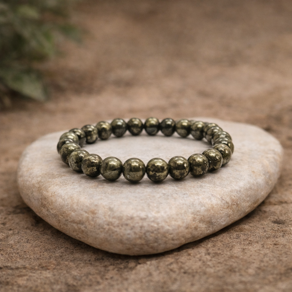 Raw Pyrite Bracelet
