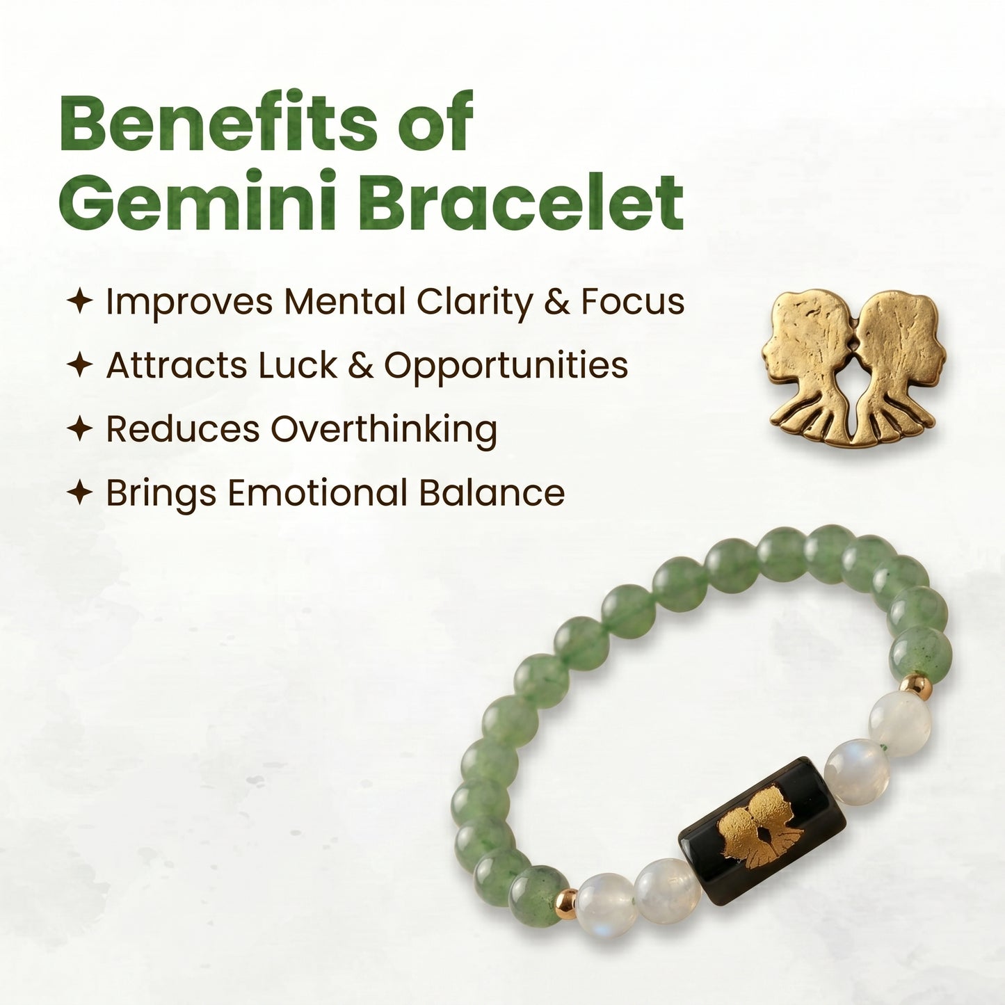 Gemini (Mithun) Rashi Zodiac Bracelet