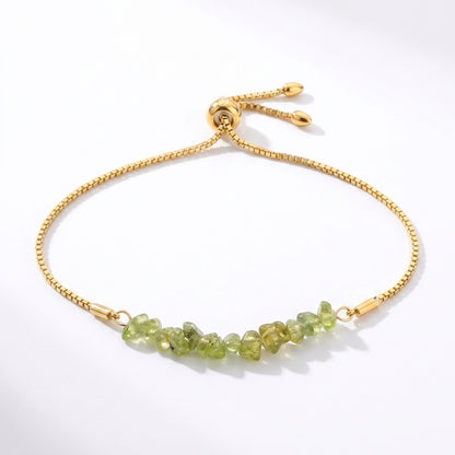 Peridot Chips Bracelet