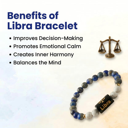 Libra (Tula) Rashi Zodiac Bracelet