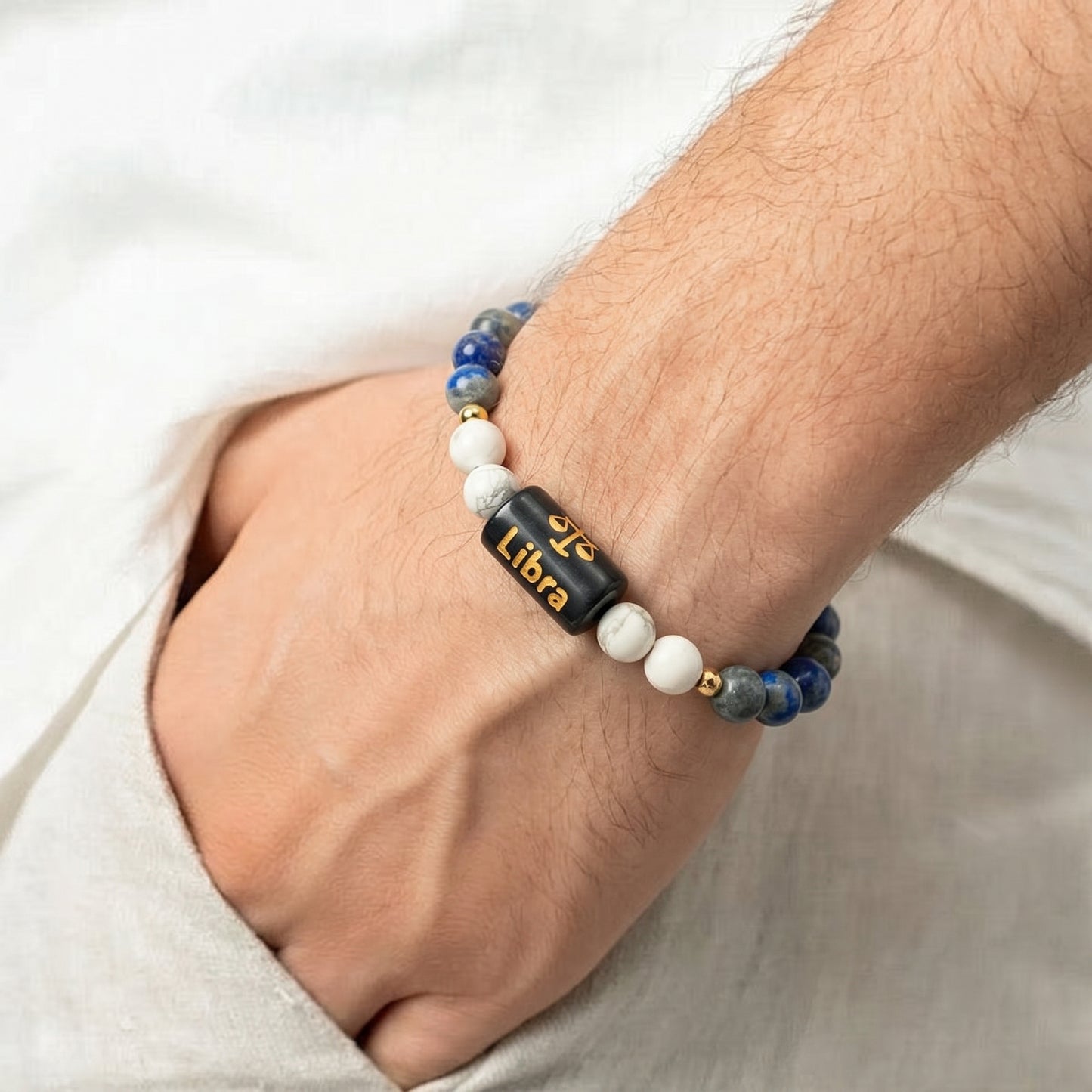 Libra (Tula) Rashi Zodiac Bracelet