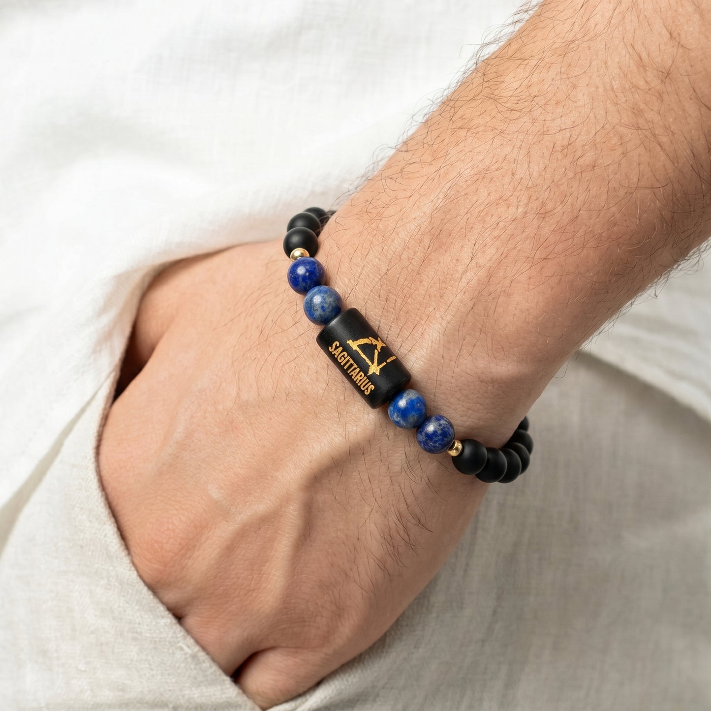 Sagittarius (Dhanu) Rashi Zodiac Bracelet