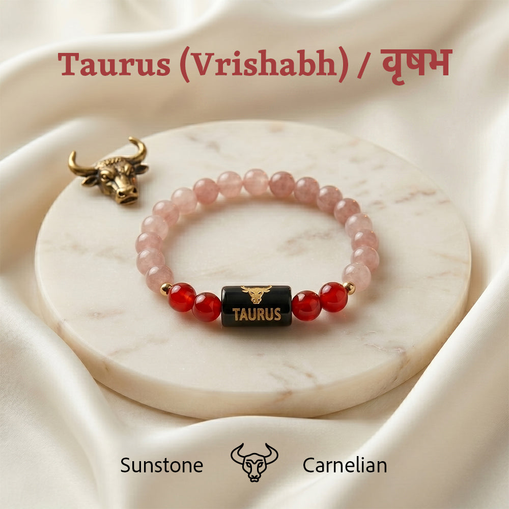 Taurus (Vrishabh) Rashi Zodiac Bracelet