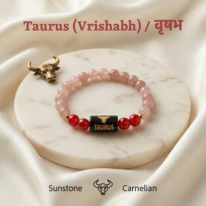 Taurus (Vrishabh) Rashi Zodiac Bracelet