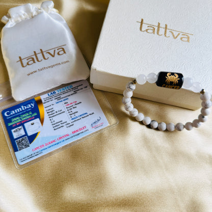 Cancer (Karka) Rashi Zodiac Bracelet
