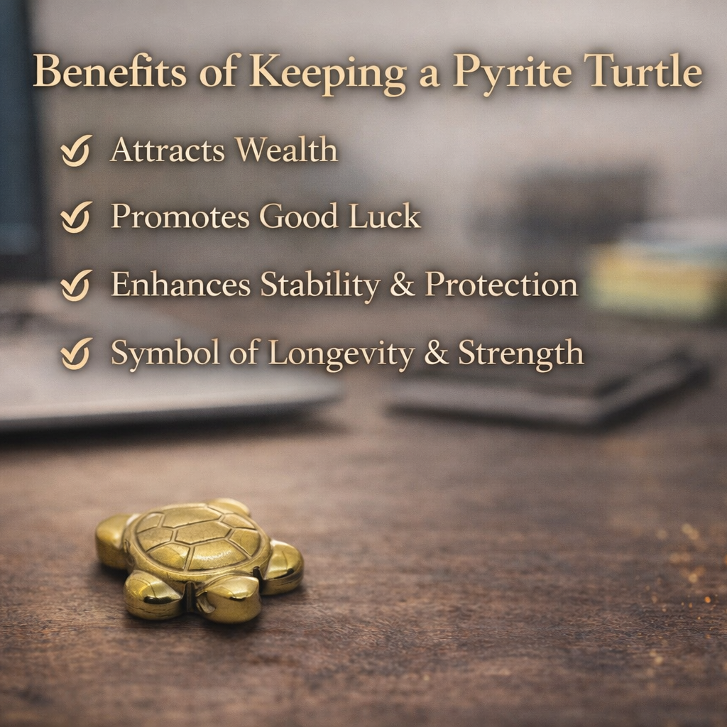 Golden Pyrite Turtle