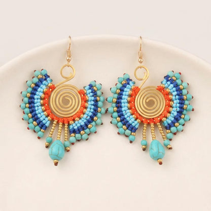 Spiral Woven Earrings