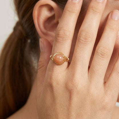 Gemstone Wire Wrapped Ring