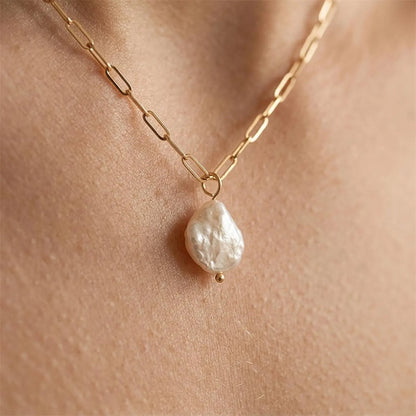 Baroque Keshi Pearl Necklace