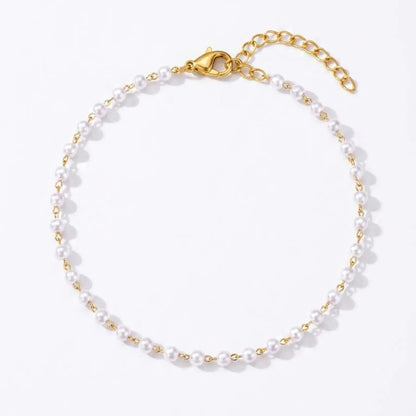 Pearl Station Chain Anklet