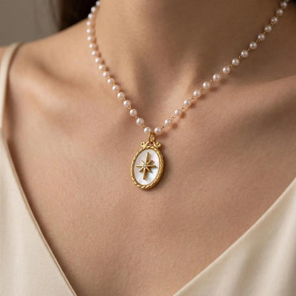 North Star Pearl Necklace