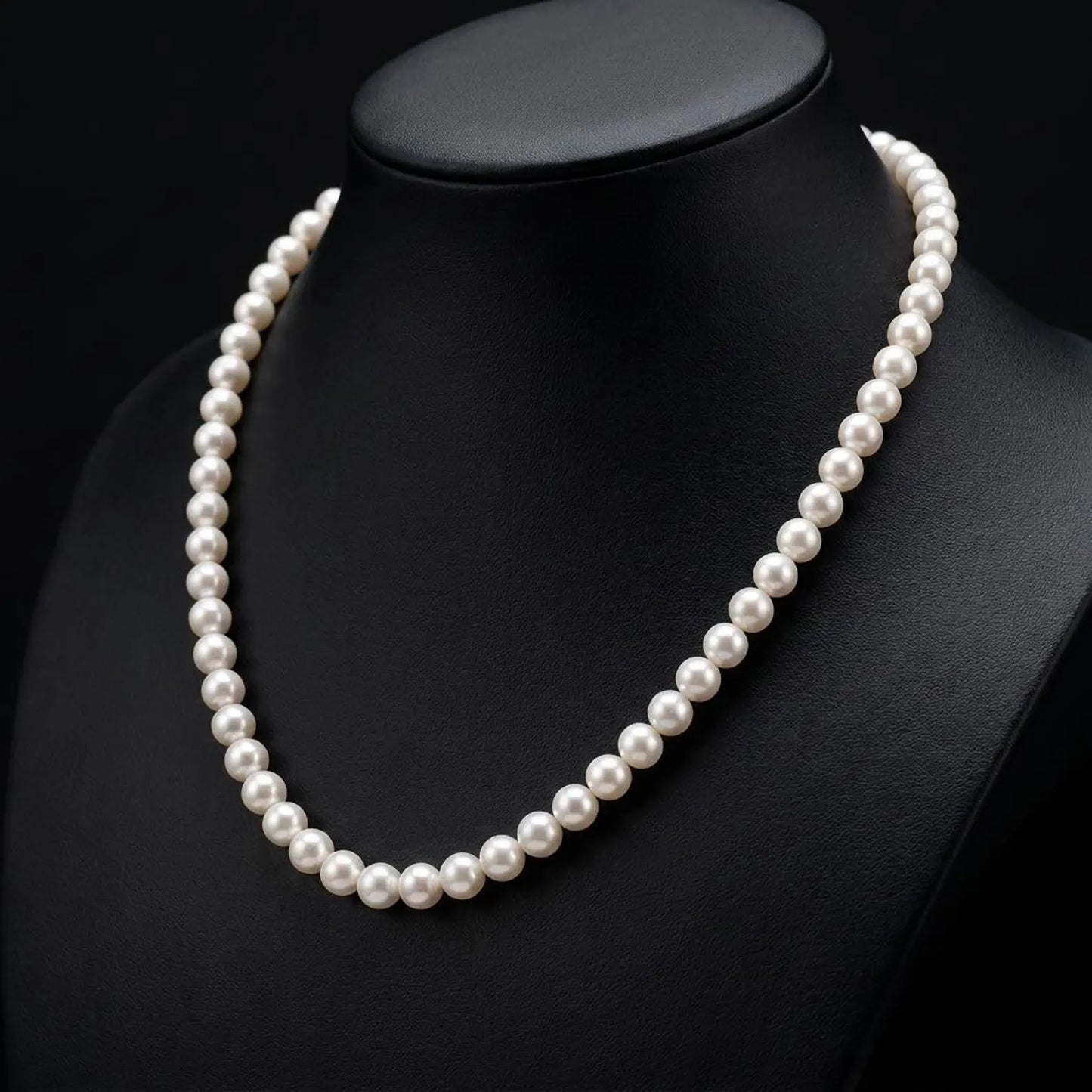 Classic White Pearl Necklace