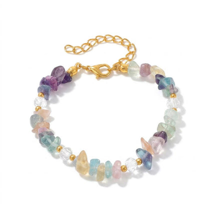 MultiCrystal Flourite Chip Bracelet