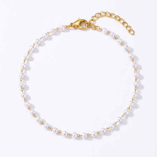 Pearl Station Chain Anklet