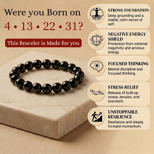 Mulank 4 Bracelet | For Born on 4, 13, 22 & 31