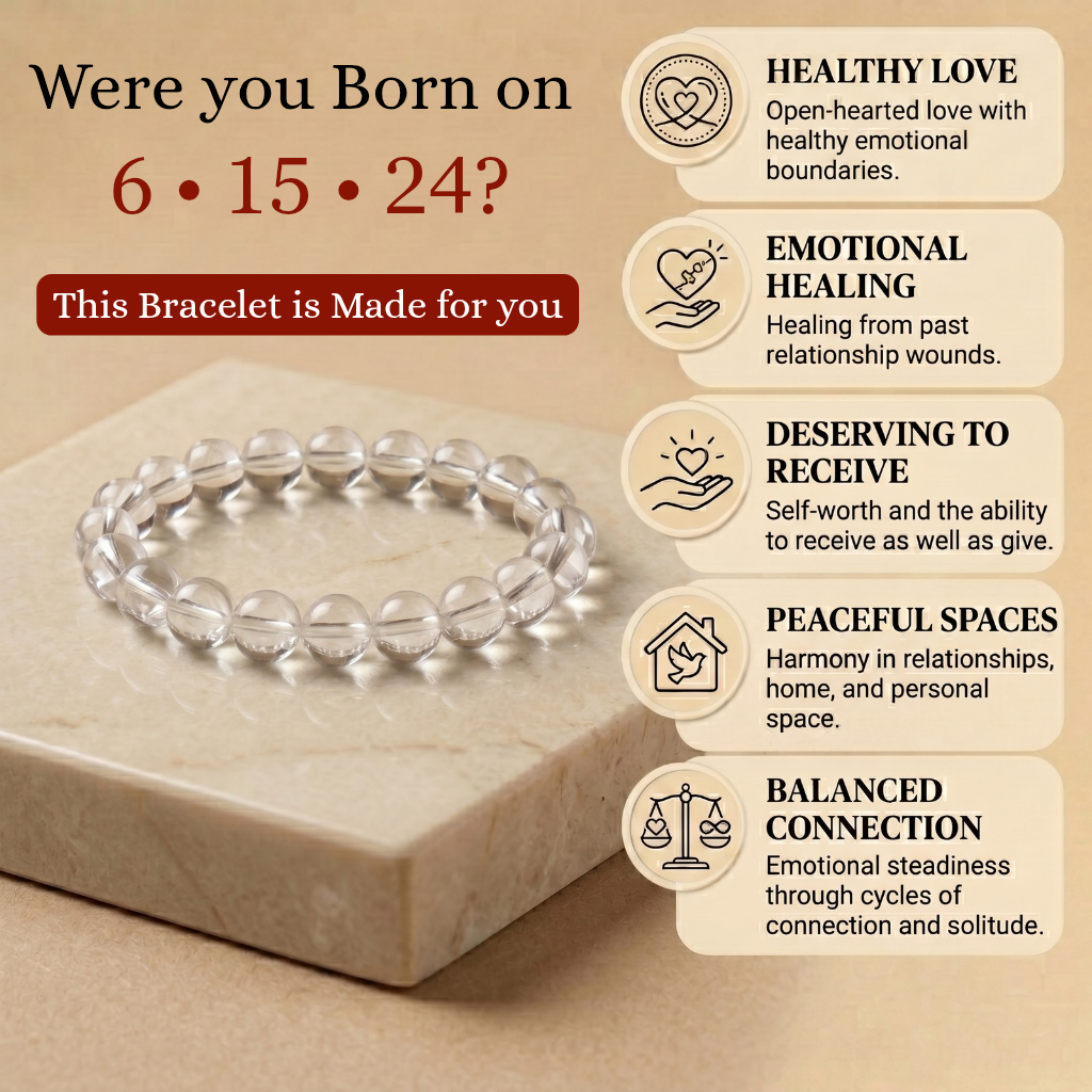 Mulank 6 Bracelet | For Born on 6, 15, 24
