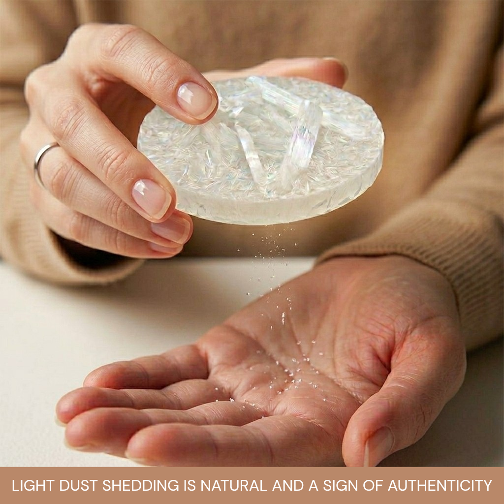 Raw Moroccan Selenite Plate