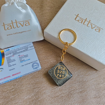 Pyrite Keychain