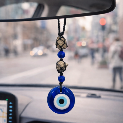 Nazar Rakshak with Evil Eye and Pyrite stone
