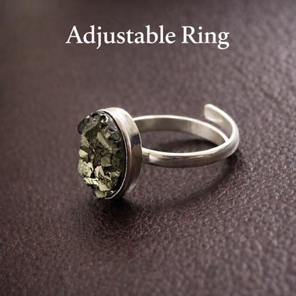 Pyrite Ring (Adjustable)